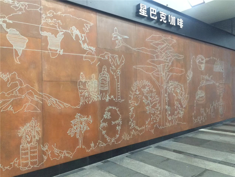 金门耐候钢幕墙